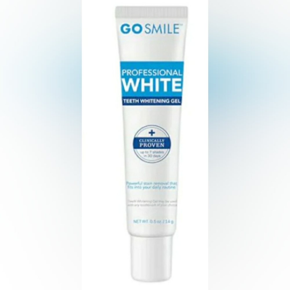 GO SMILE PROFESSIONAL WHITE TEETH WHITENING GEL.